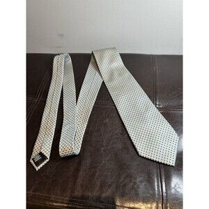 Croft & Barrow Gold Blue Hand Made 100% Silk Men’s Neck Tie